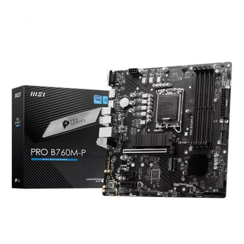 MSI Pro B760M-P DDR5 Motherboard MSI Pro B760M-P DDR5 Motherboard